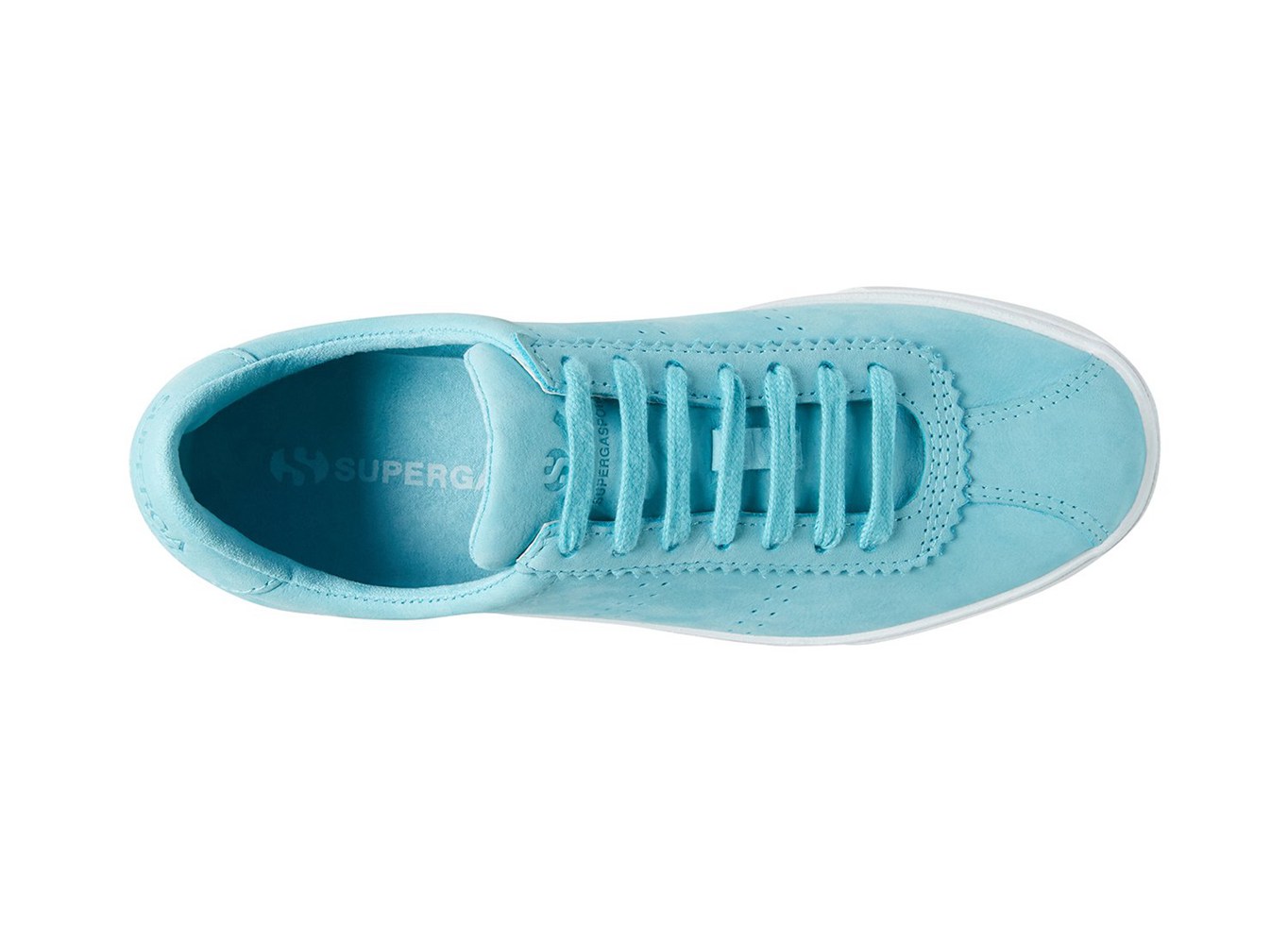 Superga Sneakers Womens - 2843 Clubs Nbkleaw - Light Blue - ROBVS6024